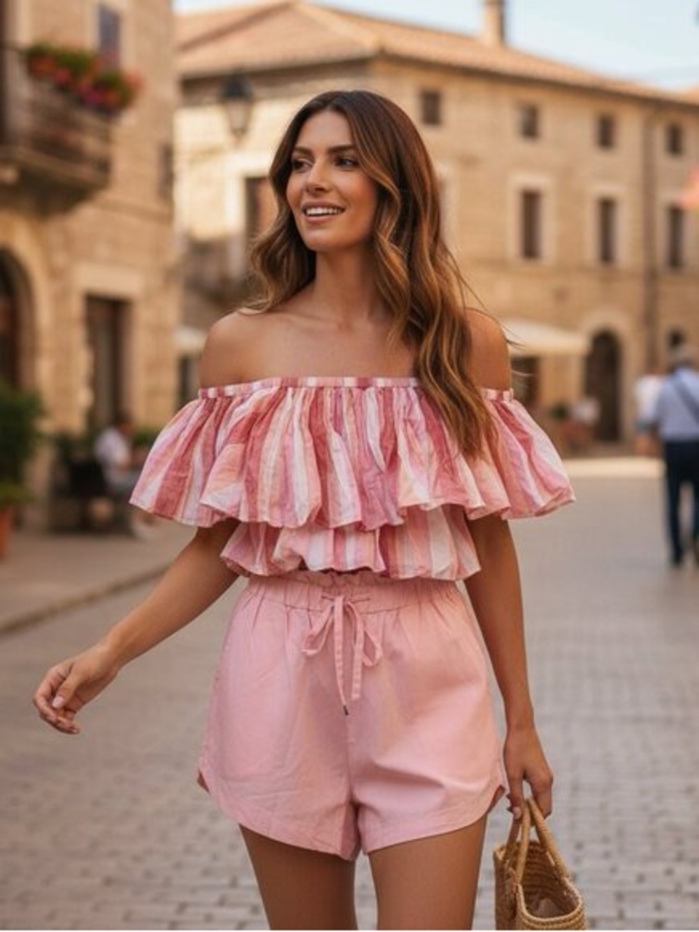 Shore Celia Flounce Top - NWT